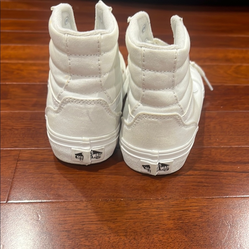 Vans Kids White High-Top Sneakers - Picture 4 of 5